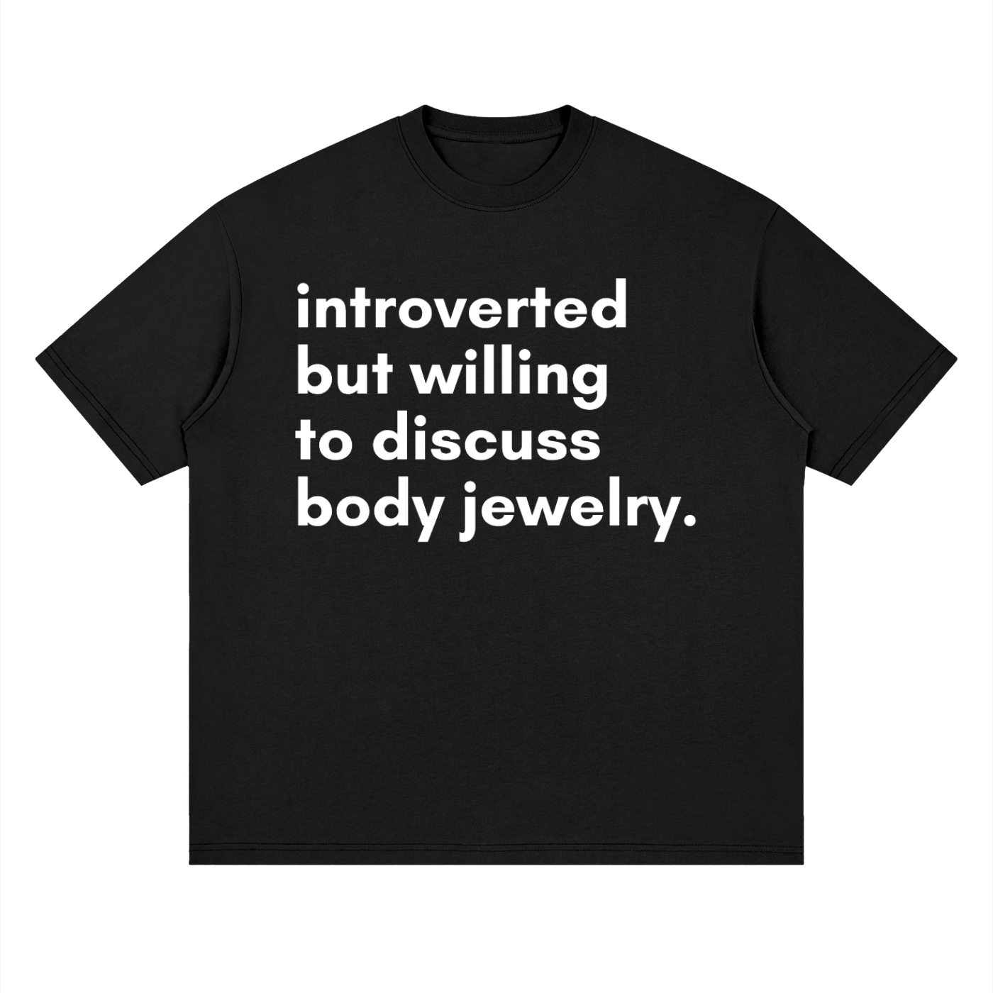 tee,shirt,black,introvert