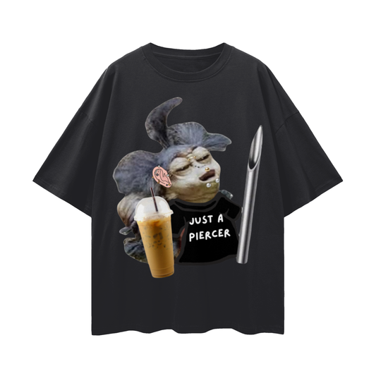 Wormy Streetwear Loose Drop Shoulder T-Shirt