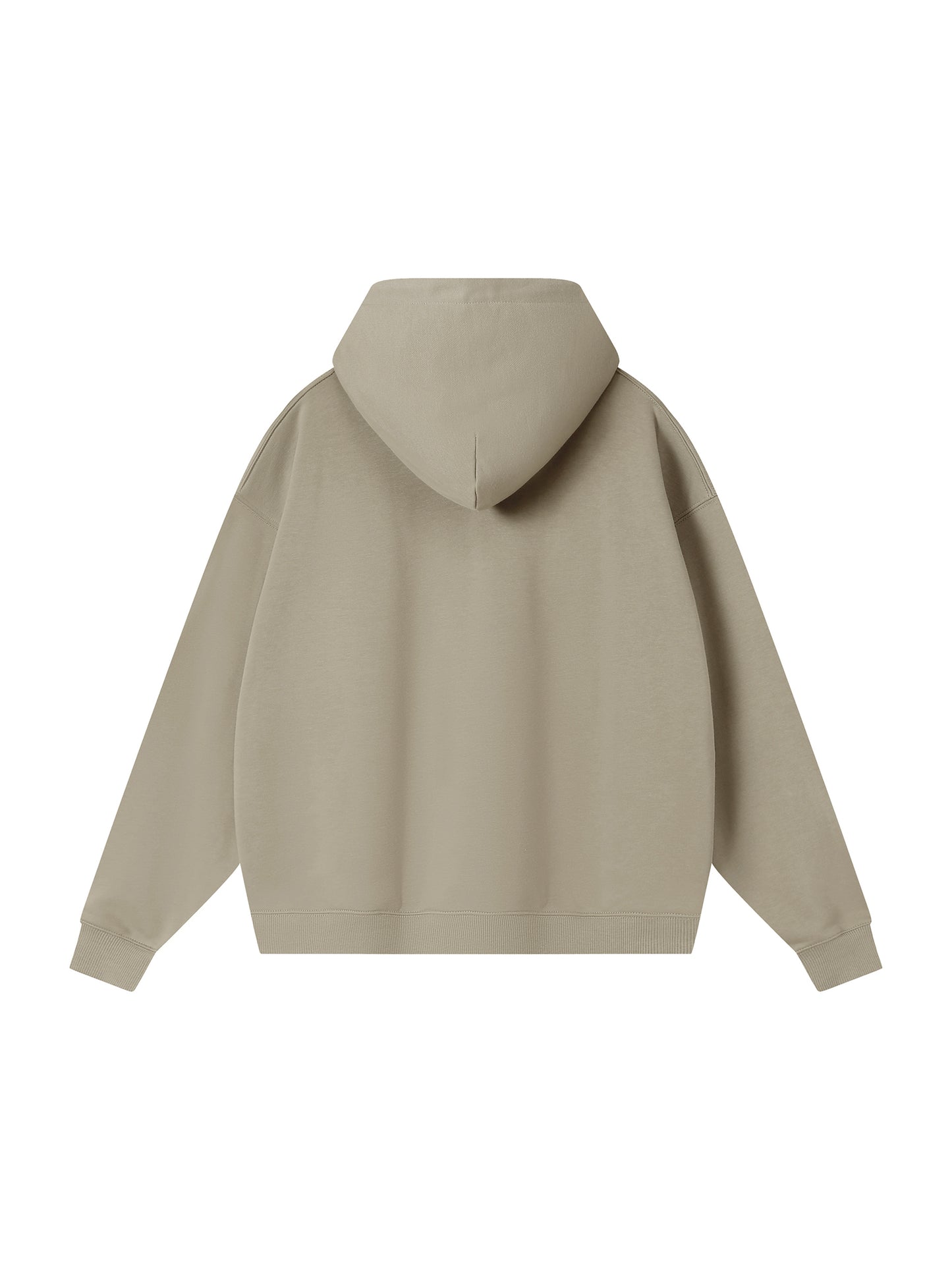 Brown|BROWN&PIERCED Essential Heavyweight Drop-Shoulder Hoodie