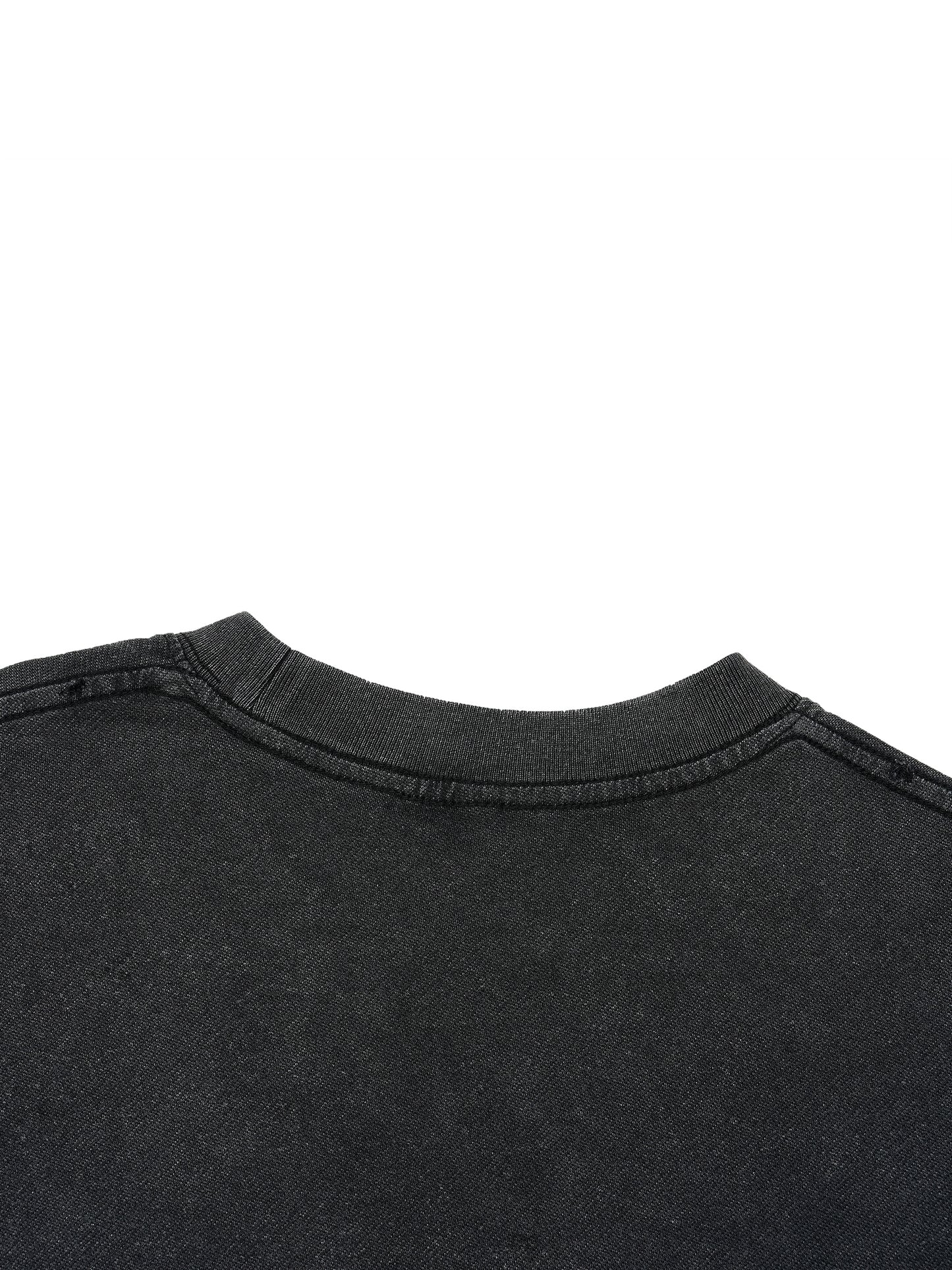 Chinga La Migra Vintage Wash Boxy Distressed Hem T-Shirt